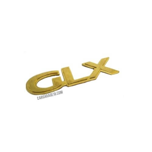 SIZE 103x25mm GOLD GLX EMBLEM FOR MITSUBISHI