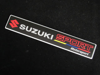 SIZE 15x2.5cm SUZUKI SPORT Motorsport EMBLEM