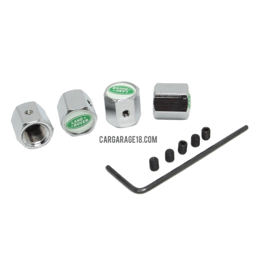 thumbnail image 2 of Genuine Land Rover Nitrogen Tire Valve Stem Caps (Green, Set Of 4) – VPLFY0071 2 of 6