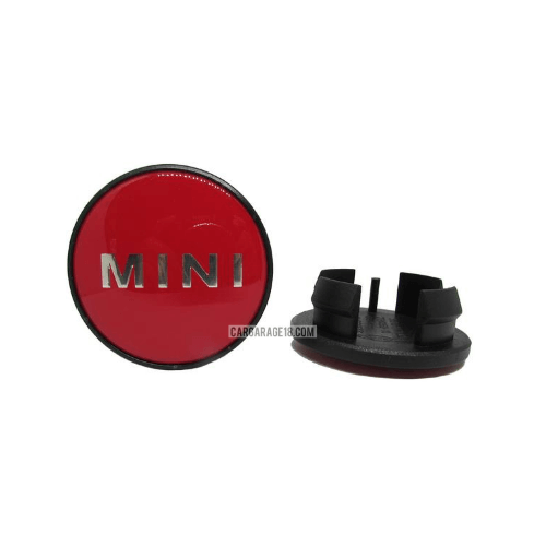 RED WHEEL CENTER CAP SIZE 54mm FOR MINI COOPER
