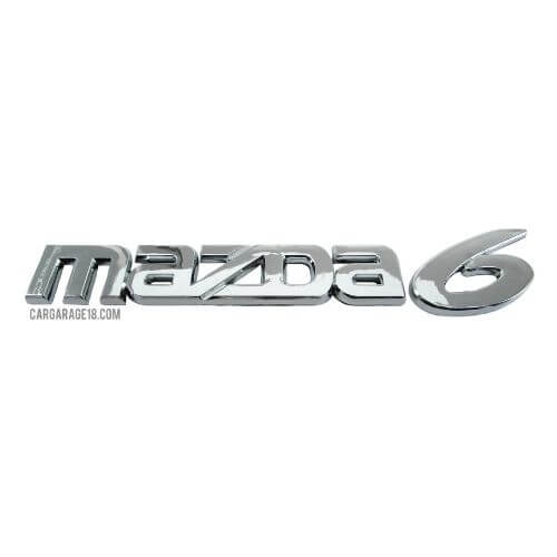 CHROME MAZDA 6 LETTER EMBLEM SIZE 200x26mm
