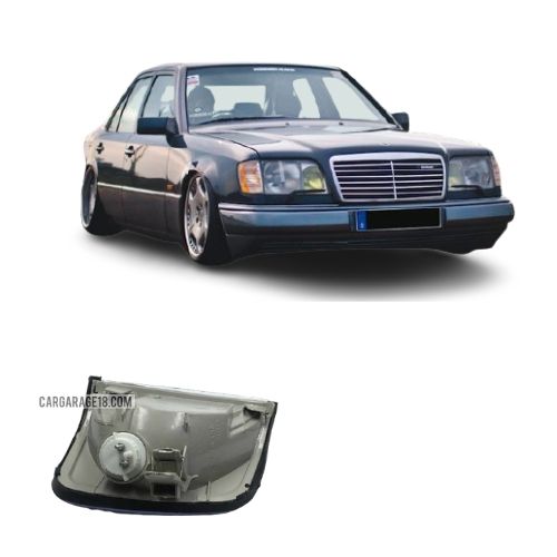 WHITE YELLOW CORNER LAMP FOR BENZ W124, US STYLE - LEFT SIDE
