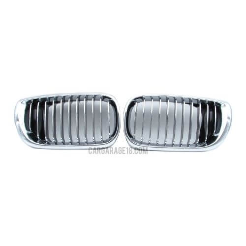 CHROME FRONT GRILLE FOR BMW E46 FACELIFT (2002-2004)