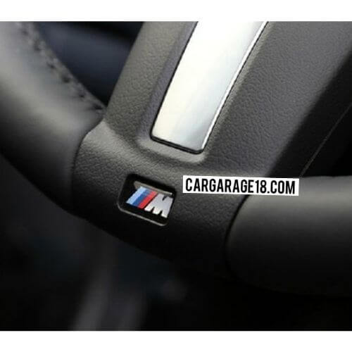 MTECH LOGO EMBLEM SIZE 2x1.1cm FOR BMW STEERING WHEEL