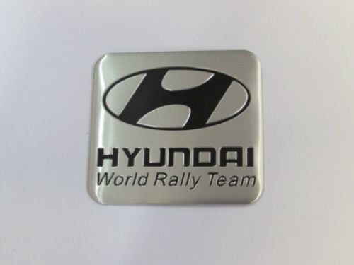 SIZE 61x55mm HYUNDAI World Rally Team EMBLEM