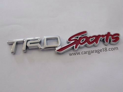 SIZE 113x20mm TRD Sports LETTER EMBLEM FOR TOYOTA