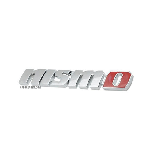 SIZE 125x18mm CHROME RED NISMO EMBLEM FOR NISSAN
