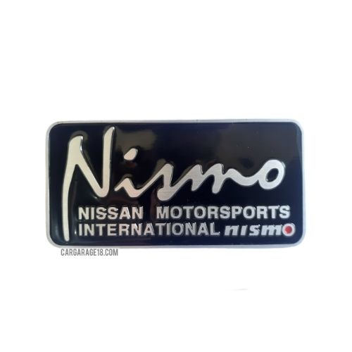 SIZE 80x40mm NISMO NISSAN MOTORSPORTS INTERNASIONAL EMBLEM