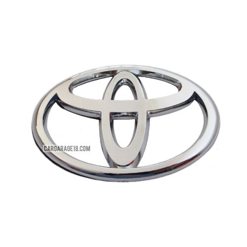 SIZE 96x63mm CHROME TOYOTA LOGO EMBLEM
