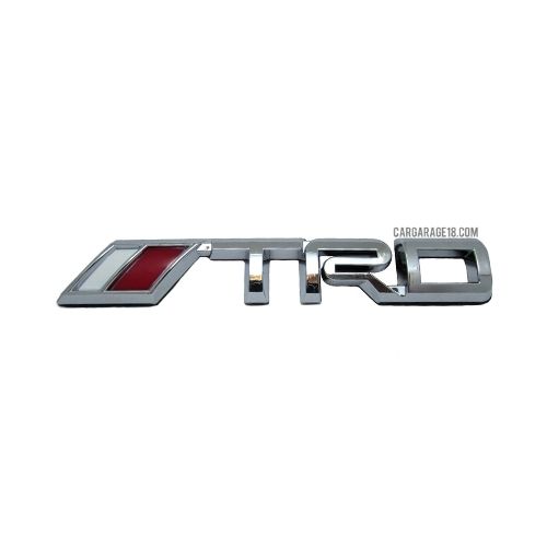 SIZE 150x24mm CHROME TRD EMBLEM FOR TOYOTA