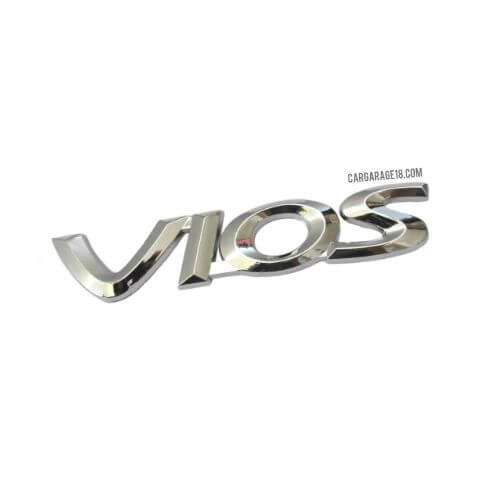 SIZE 140x27mm CHROME VIOS EMBLEM FOR TOYOTA