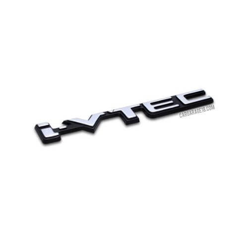 SIZE 117x17mm BLACK CHROME i-VTEC EMBLEM FOR HONDA