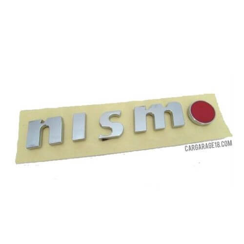 SIZE 140x20mm CHROME RED nismo EMBLEM FOR NISSAN