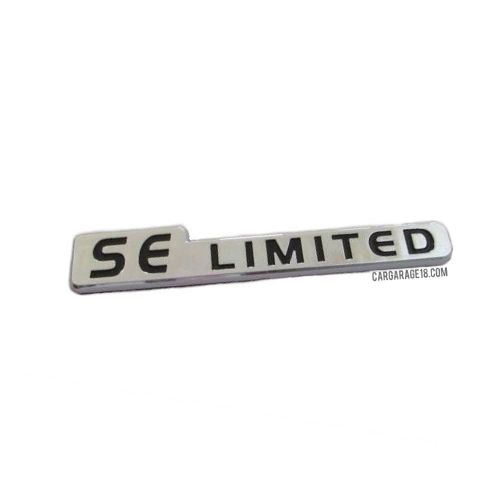 SIZE 130x22mm BLACK CHROME "SE LIMITED" EMBLEM FOR TOYOTA