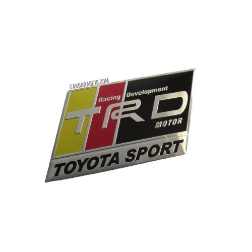 SIZE 70x45mm "Racing Development TRD MOTOR TOYOTA SPORT" EMBLEM