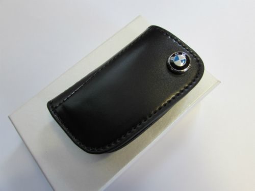 SIZE 75x45mm BLACK KEY CASE FOR BMW