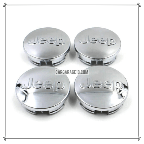 SIZE 55.5mm CHROME WHEEL CENTER CAP FOR JEEP
