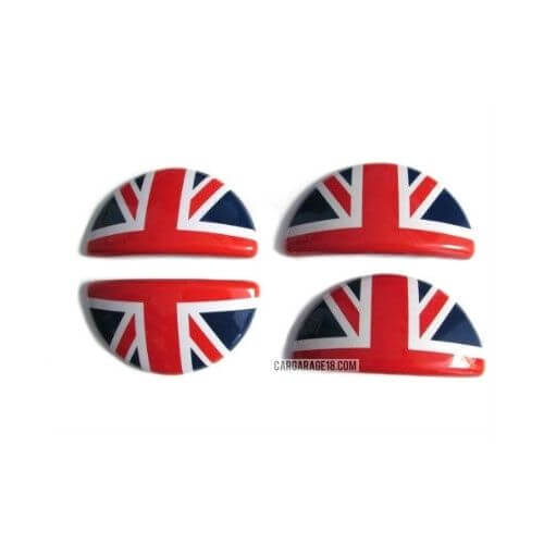 Black Union Jack UK Flag Door Handle Cover For Mini Cooper R50 R52 R53 R55 R56 – Direct Replacement