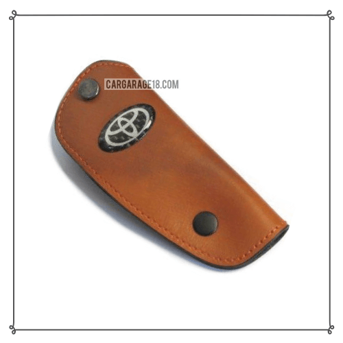 SIZE 10.5×4.2cm LIGHT BROWN KEY CASE FOR TOYOTA