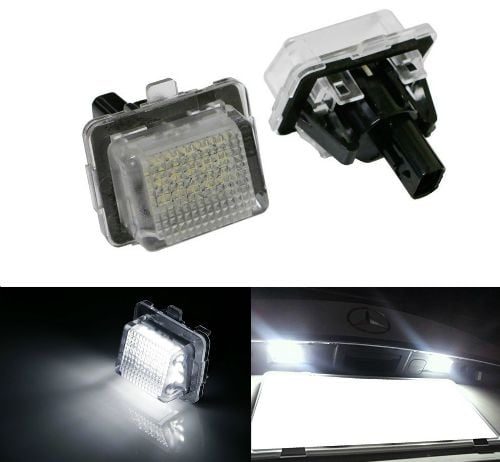 LED LICENSE PLATE NUMBER FOR MERCEDES BENZ W204 FACELIFT (AFTER 2011), W212, C216, C207, W221 (12-UP)