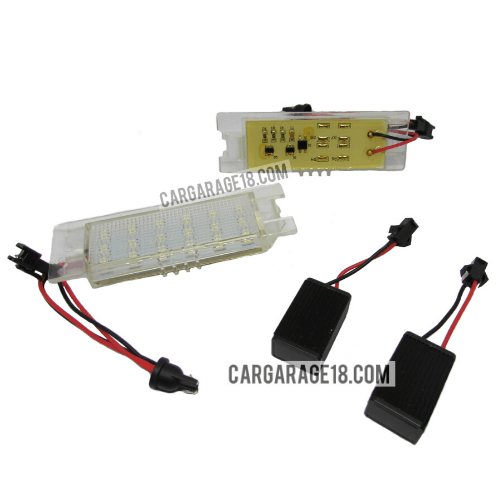 LED LICENSE PLATE NUMBER WITH RESISTOR TOTALLY NO ERROR FOR OPEL ZAFIRA B (05-11), ASTRA H (04-09), CORSA D (06-11), INSIGNIA (08-ON), HYUNDAI IX35 (10-ON)