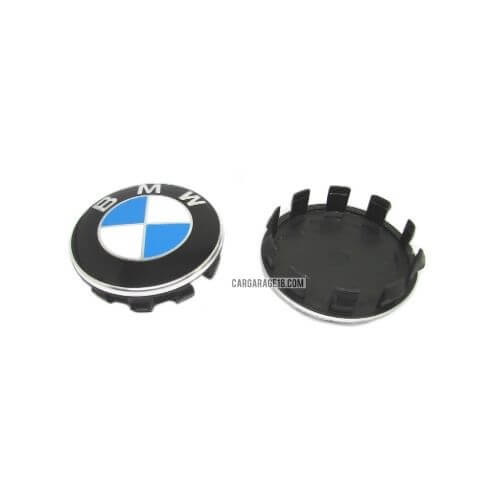 BLUE WHITE BMW WHEEL CENTER CAP SIZE 56mm