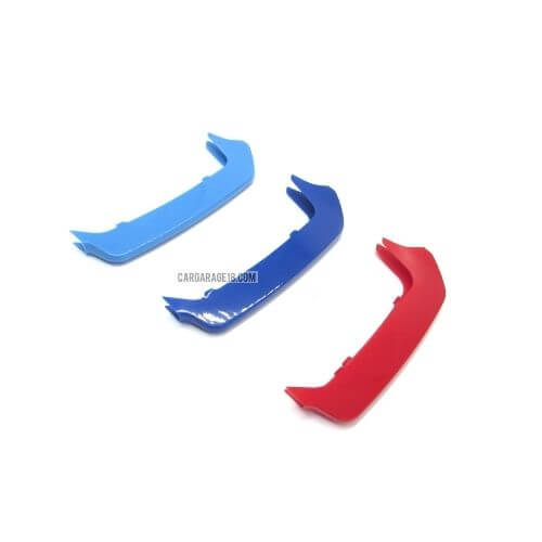 MTECH 3PCS CLIP ON GRILLE FOR BMW F20, F21 (8 GRILLS ONE SIDE)