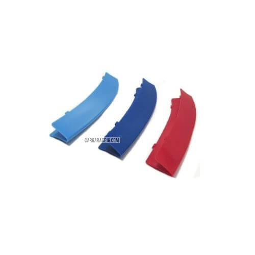 MTECH 3PCS CLIP ON GRILLE FOR BMW X1 E84 (7 GRILLES ONE SIDE)