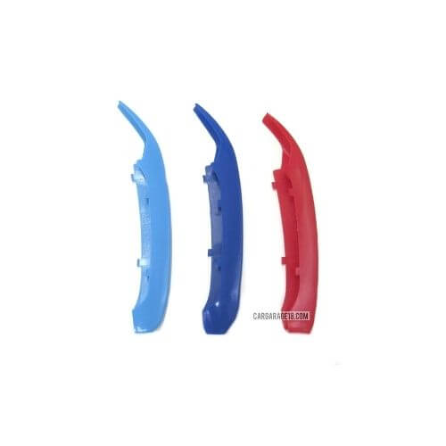 MTECH 3PCS CLIP ON GRILLE FOR BMW X1 F48, F49 2015-UP (7 GRILLS ONE SIDE)