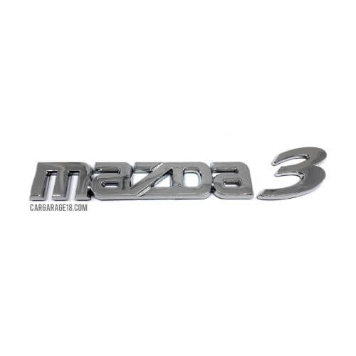 CHROME MAZDA 3 LETTER EMBLEM SIZE 200x26mm