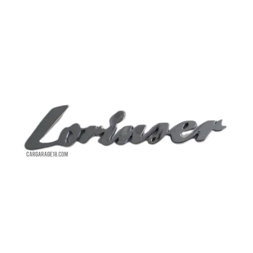 CHROME LORINSER LETTER EMBLEM SIZE 177x40mm
