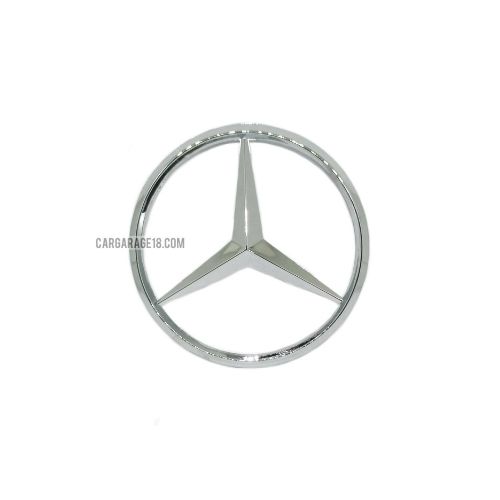 CHROME REAR LOGO EMBLEM SIZE 90mm FOR BENZ UNIVERSAL