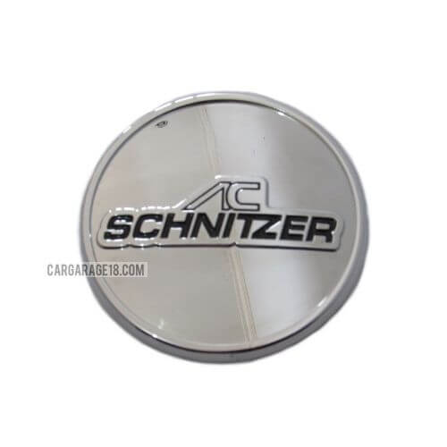CHROME AC SCHNITZER LOGO HOOD AND TRUNK EMBLEM SIZE 83mm FOR BMW