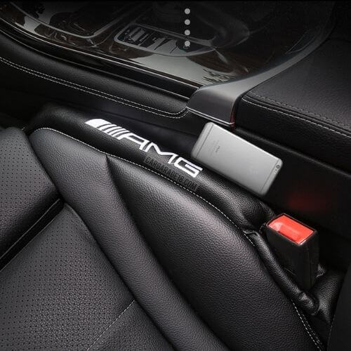 BLACK AMG LOGO CAR SEAT GAP SYNTHETIC LEATHER MATERIALS FOR MERCEDES BENZ BLACK AMG LOGO CAR SEAT GAP SYNTHETIC LEATHER MATERIALS FOR MERCEDES BENZ