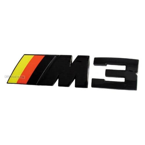GERMANY GLOSSY BLACK M3 EMBLEM FOR BMW