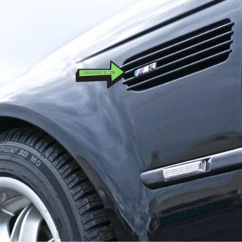 MATTE BLACK FENDER GRILL WITH M3 EMBLEM FOR BMW E30, E36, E46, E90, E91, E92, E93 - BODY HOLE MODEL MATTE BLACK FENDER GRILL WITH M3 EMBLEM FOR BMW E30, E36, E46, E90, E91, E92, E93 - BODY HOLE MODEL