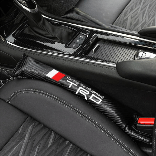 Black Carbon Racing Development TRD Logo Car Seat Gap For Toyota (2) Black Carbon Racing Development TRD Logo Car Seat Gap For Toyota