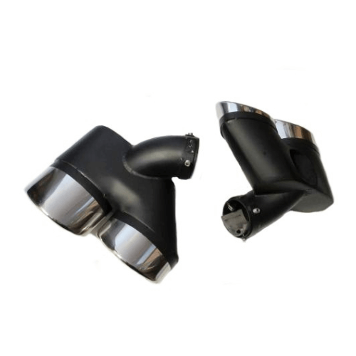 Black Muffler For Mercedes Benz E-Class W211 E200 E260 E240 E280 E300 E350 (2) Black Muffler For Mercedes Benz E-Class W211 E200 E260 E240 E280 E300 E350