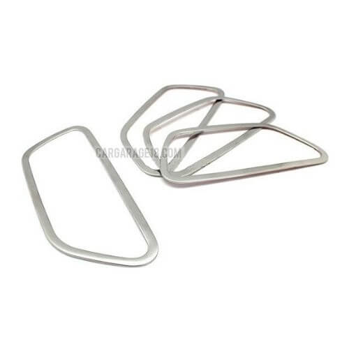 SILVER DOOR HANDLE FRAME COVER FOR BMW F30, F34 (2013-2014)