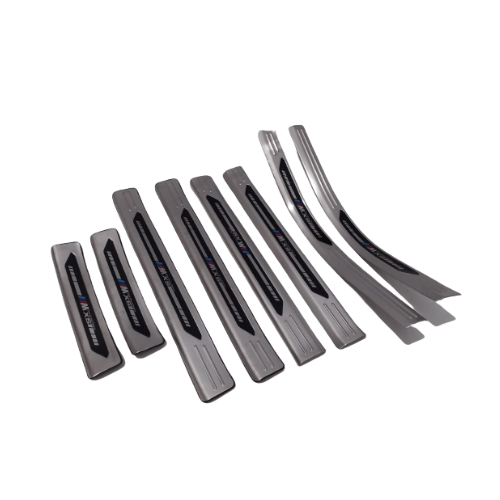 Door Sill Plate X5 2019 G05 Logo ///M X5 Sheer Driving Pleasure, Aluminum Material