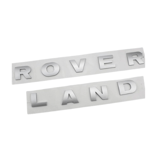 Chrome Letter Emblem Land Rover - Big Size