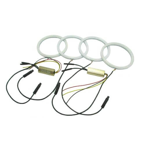 Angel Eyes Ring Cotton LED For BMW E30 E32 E34 2 Colour White and Yellow