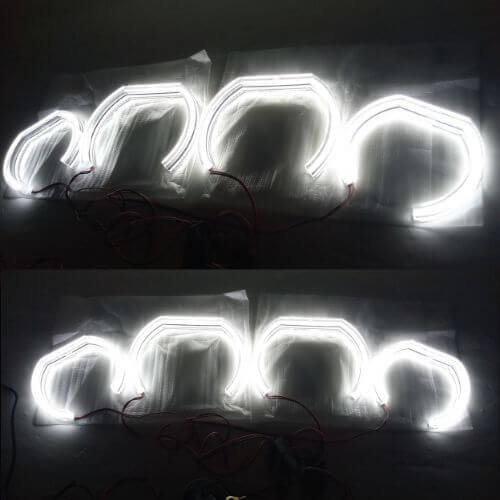 Angel Eyes Ring Crystal For BMW X5 E70 White