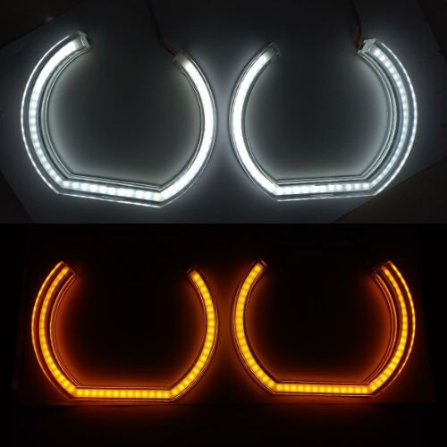 Angel Eyes Ring Crystal LED For BMW F30 2 Colour White and Yellow