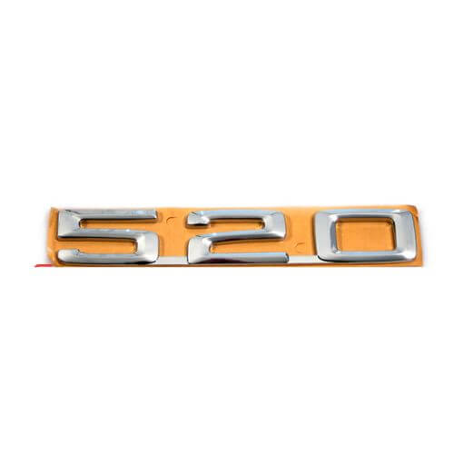 Chrome 520 Emblem For BMW