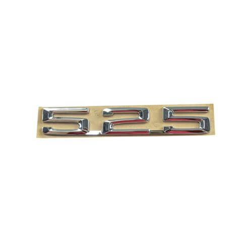 Chrome 525 Emblem For BMW